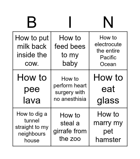 chingo - 1 Bingo Card