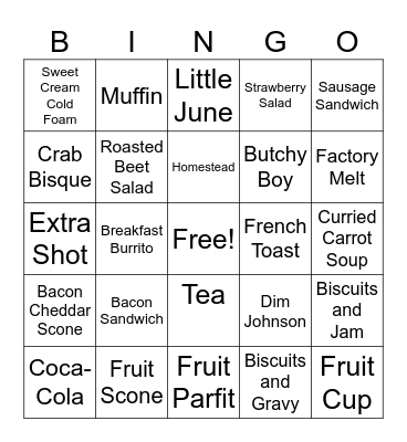 Factory Man Upsell Bingo! Bingo Card