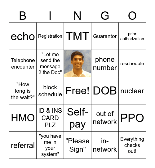 PARs Bingo Card