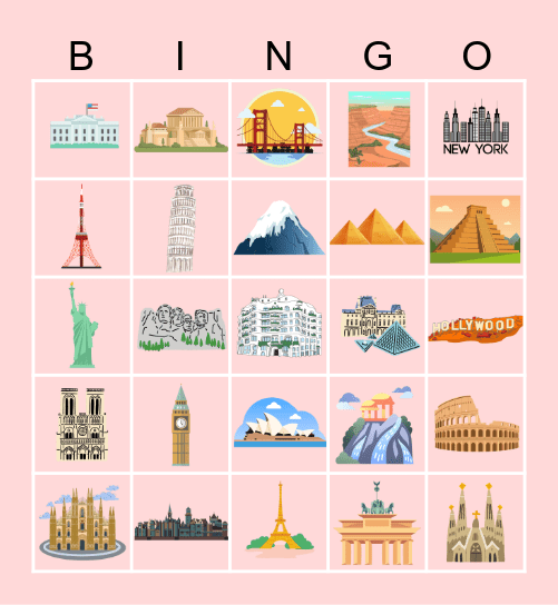 world Bingo Card