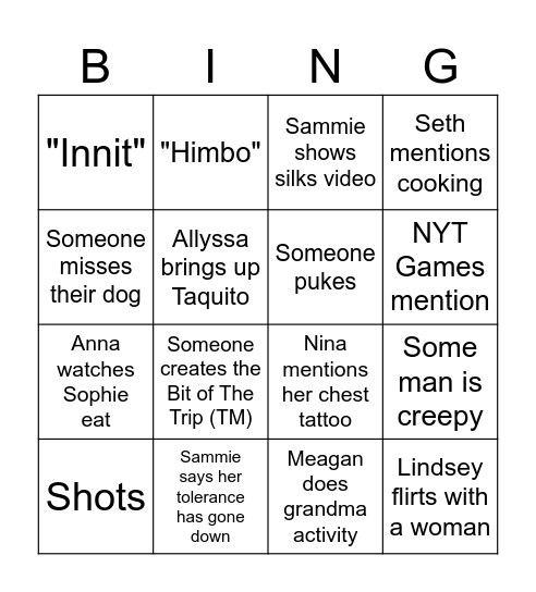 MEAT BINGO 2025 Bingo Card
