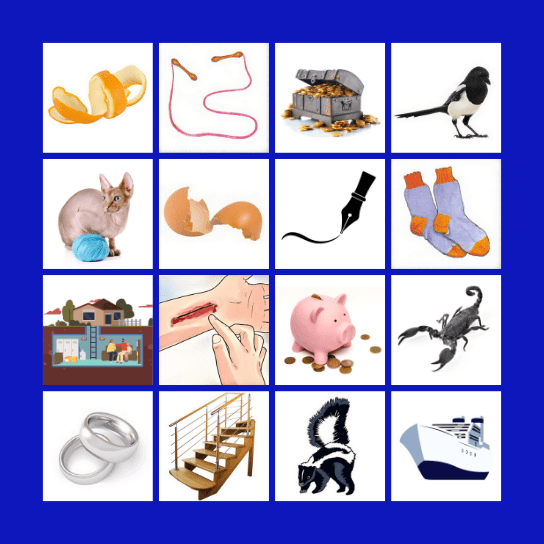 [s] N (4) Bingo Card