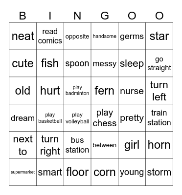 REVIEW UNIT 10,11,12 Bingo Card