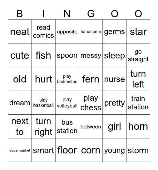REVIEW UNIT 10,11,12 Bingo Card