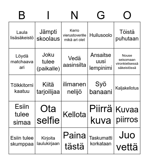 Wappubingo Card