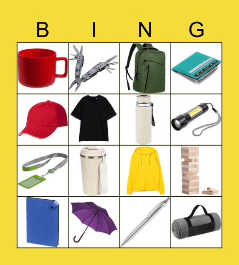 Корпоративные подарки бинго! Bingo Card