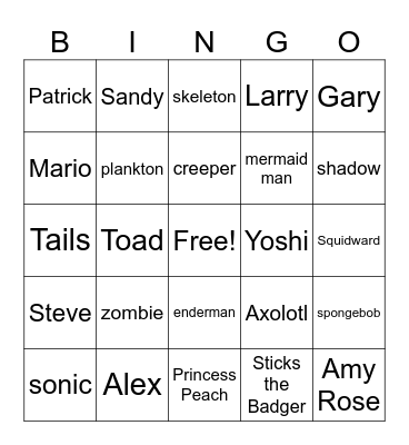 Pronoun & Inferencing Bingo Card