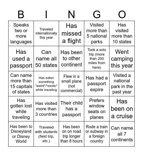 Teacher appreciation Bingo Card