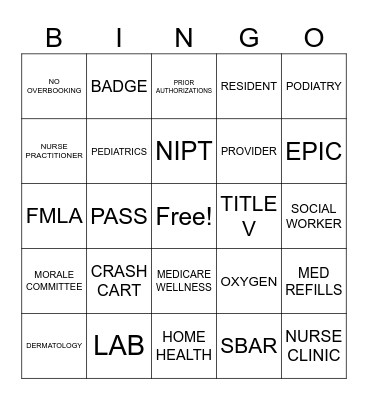 VIOLA PITTS Bingo Card