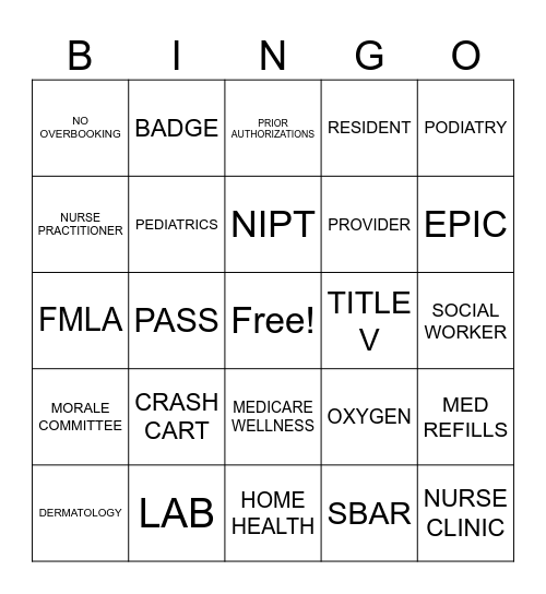 VIOLA PITTS Bingo Card