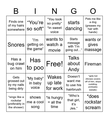 Gaveroo Bingo Card