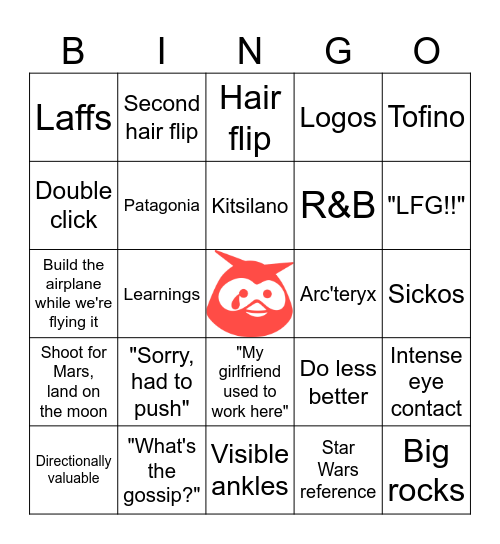 GOODBYE, MIKE Bingo Card