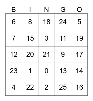 Pokemon Emerald Bingo Race Bingo Card