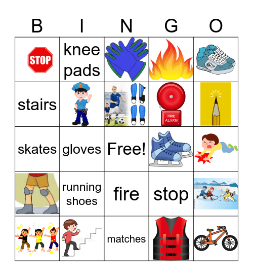 Health and Safety Bingo Card