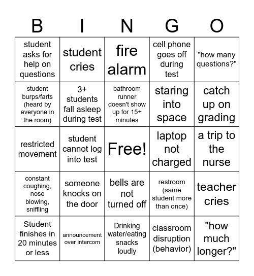 Varina BIO SOL Bingo Card