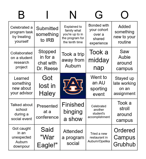 ACOPS BINGO - This Year's Chronicles Bingo Card