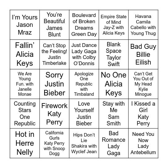 DIGITAL ERA 2000s - VOL. 1 Bingo Card