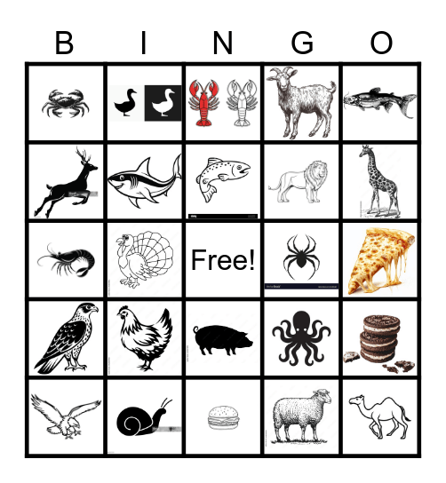 My Kosher Bingo Card
