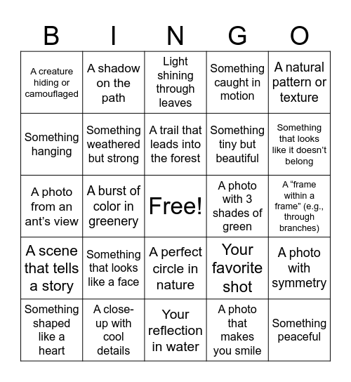 RPM Team Bonding Bingo Card