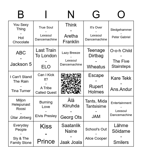 LEX BINGO! Bingo Card