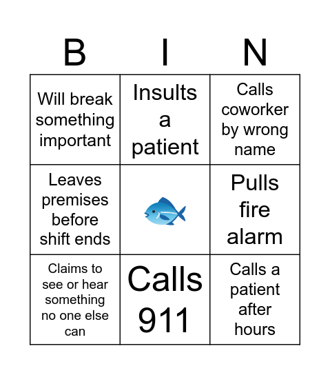 Geez Louise Bingo Card