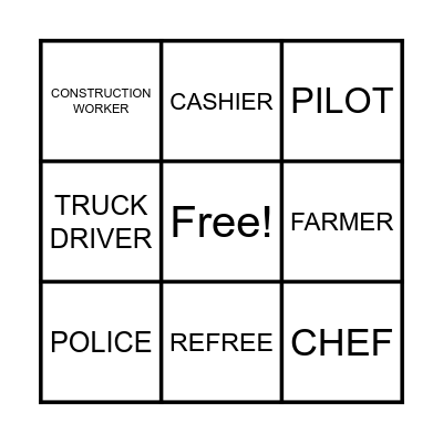 Sound Bingo Card