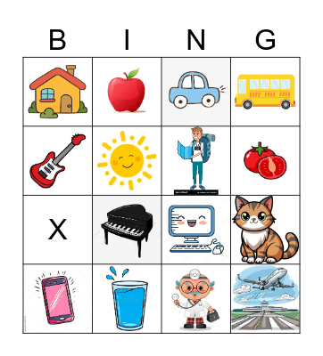 Русский Бинго Bingo Card