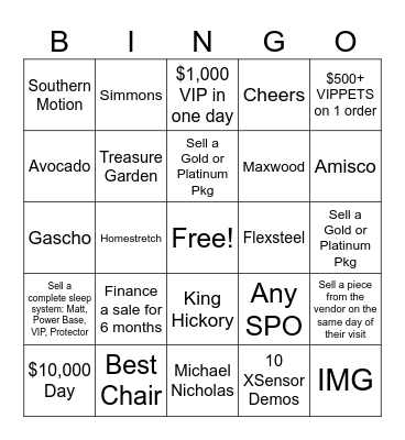 MayDays BINGO Card