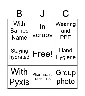 PHOTO CHALLENGE CARD Bingo Card