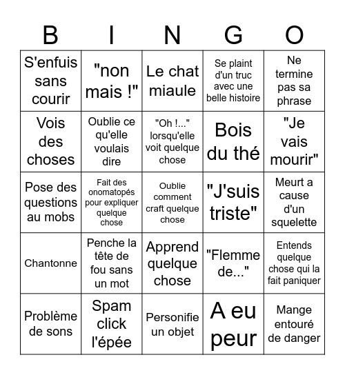 Asada Bingo Card Bingo Card