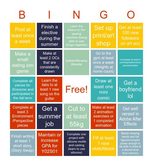 2025 BINGOOOOO Bingo Card