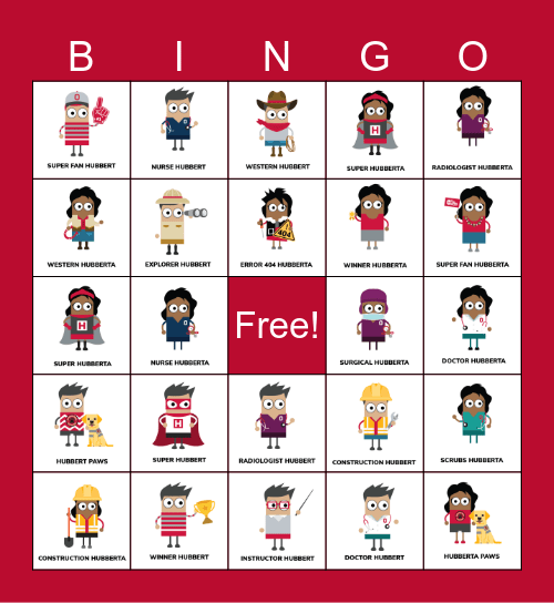 HealthBeat HUB Bingo Card