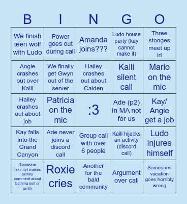 Summer of 2025 (POLYCULE) Bingo Card