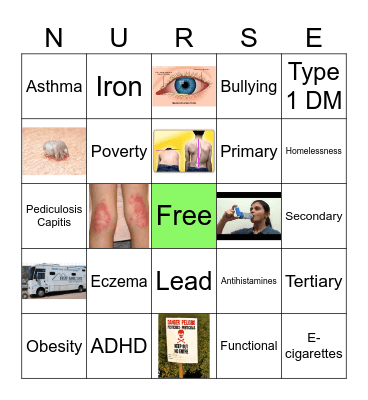 PNR208 - Kids in the Community Bingo Card