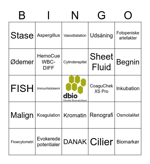 dbio bingo Card