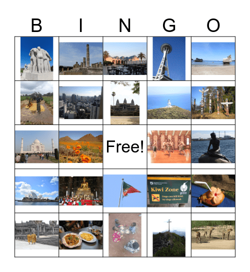 Miris Reise Bingo Card
