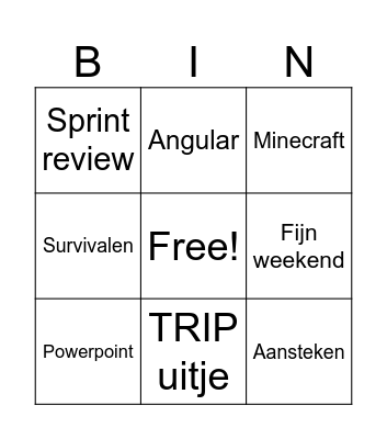 Retro Bingo Card