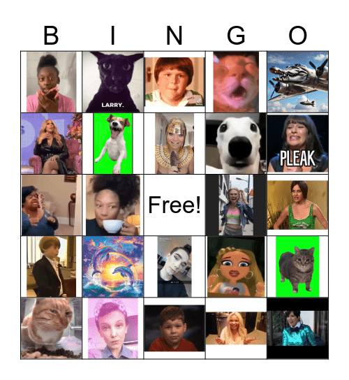 Meme Bingo Card