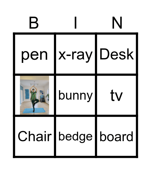 CA Bingo Card