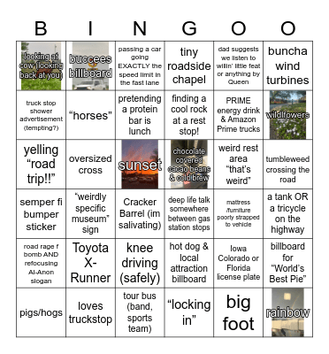 the Jesus Christ superstar reunion tour Bingo Card