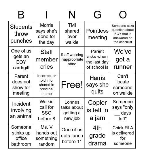 THREE PLAYER BINGO 2025 Bingo Card