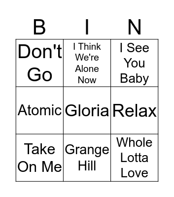 Ferry Bingo - End of Term Bingo Card