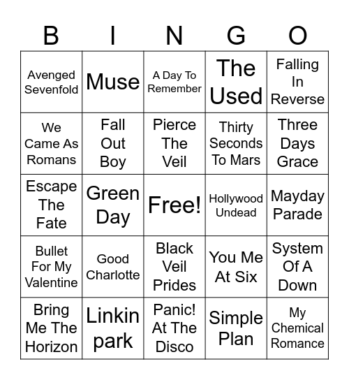 Jensin emobingo Card