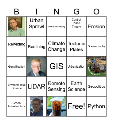Geography Bingo Card
