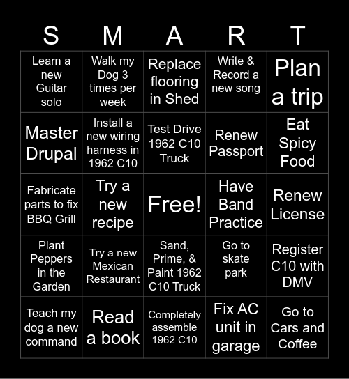 Peyton's ES Bingo Board Bingo Card