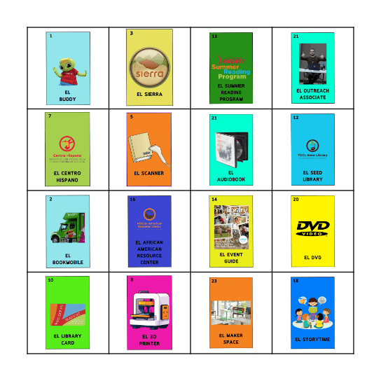 TCCL Loteria Bingo Card