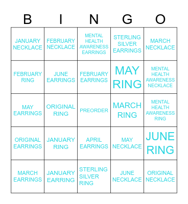 KIM'S FIZZN GEM GALLA Bingo Card