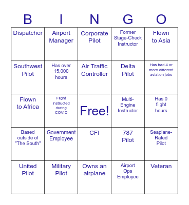 AvFest 2025 Social Bingo Card