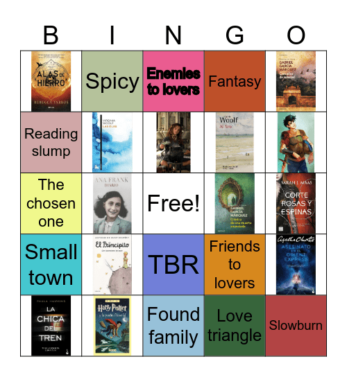 Bingo Literario Bingo Card