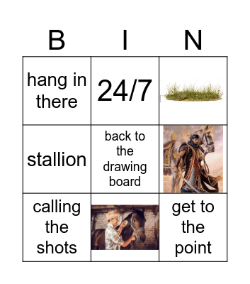 amazing animals Bingo Card